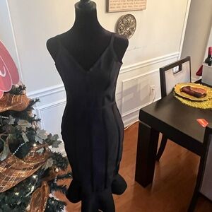 Chic Black Midi Dress